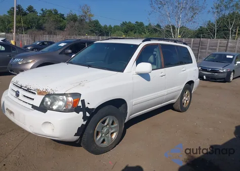 2007 Toyota Highlander Sport/Limited z USA, uszkodzony, nr VIN JTEDP21AX70136884